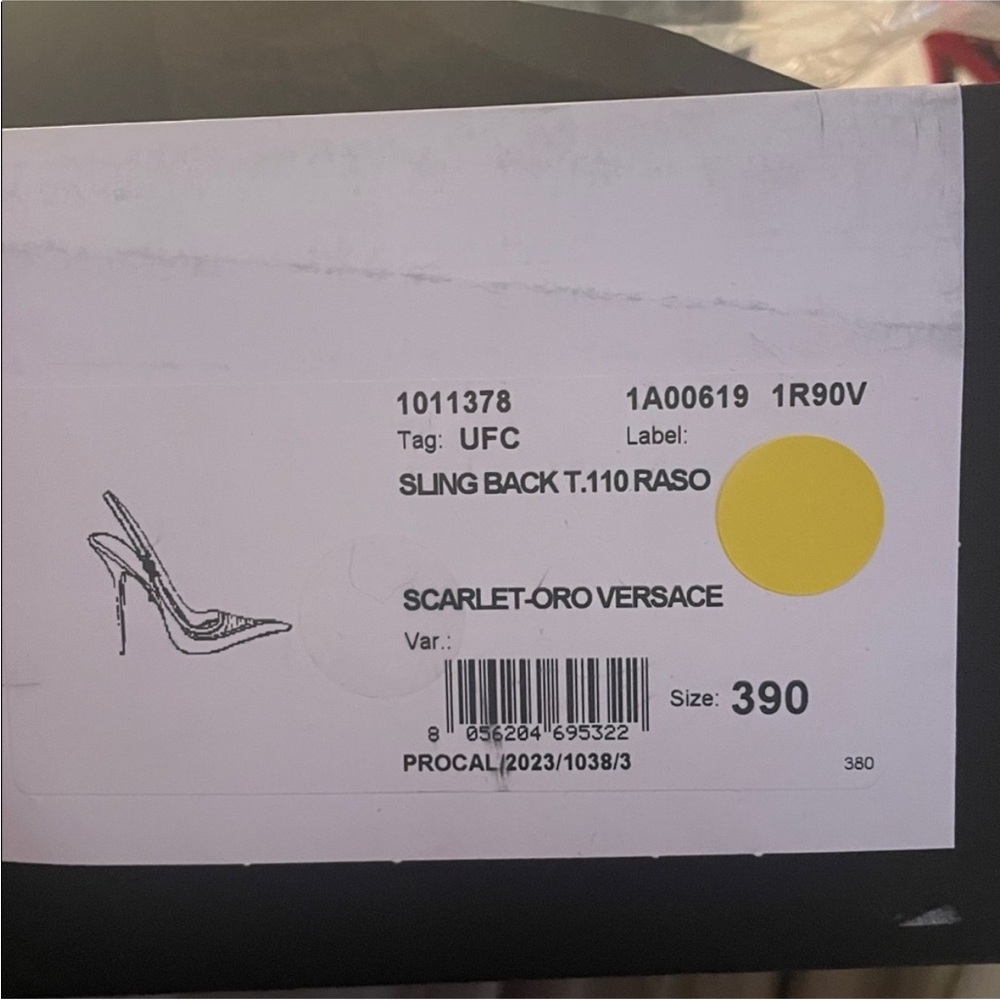 NIB VERSACE CORSET RED
SATIN GOLD MEDUSA
SANDALS HIGH HEEL PUMPS - Picture 7 of 9